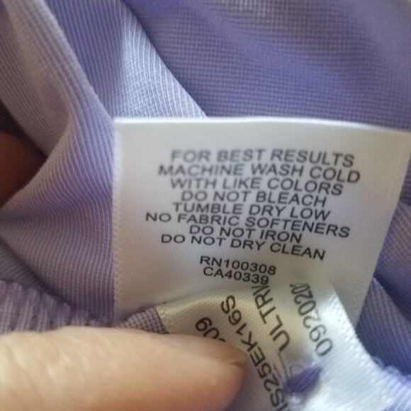 Peter Millar Summer Comfort Polo Shirt Light Purple Color Men's Size XXL - Picture 6 of 8